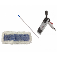 Upratovací komplet - tyč, držiak mopu 50 cm Magic Vario + mop bavlnený
